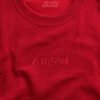 Moletom Vermelho Básico / Minimalista Bordado Amour Moletom Básico Amour - Full Red