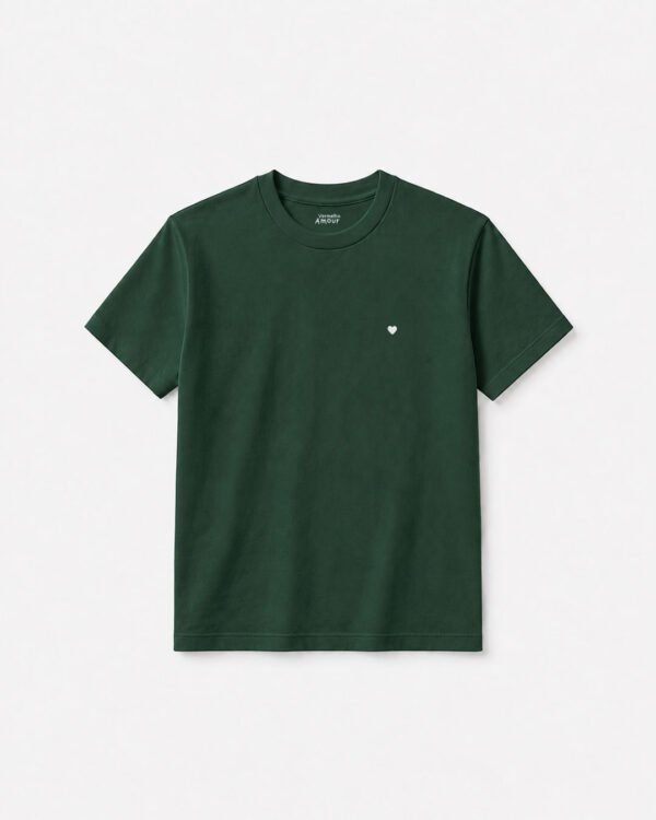 Camiseta Basique Coração - Vert Camiseta Basique Coração - Vert