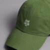 Boné Dad Hat Verde Musgo / Logo Amour Branco Boné Dad Hat Amour - Verde Musgo