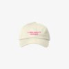 Boné Dad Hat o meu amor é carnaval - Off-White