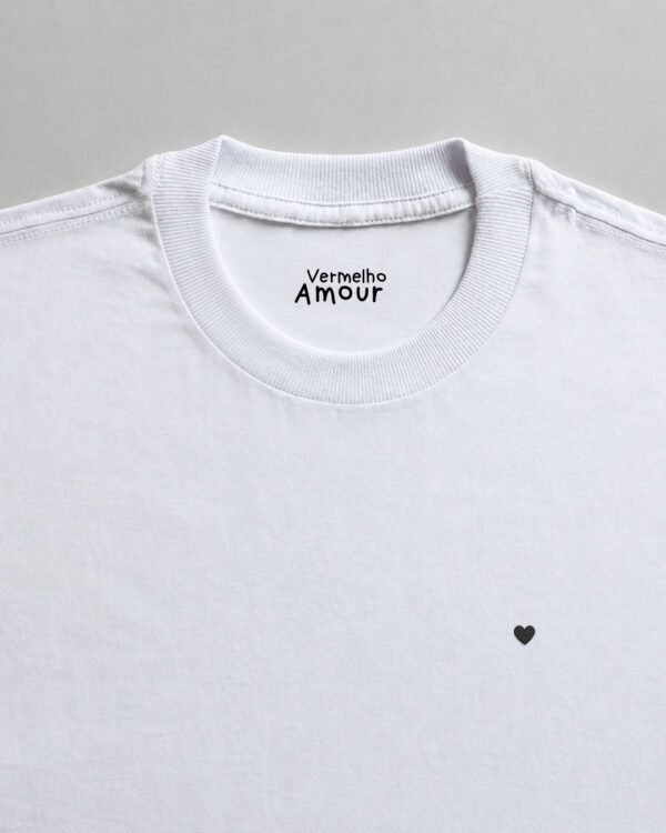 Camiseta Cotton Coração - Mossé