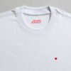 Camiseta Plus Size Cotton Coração - Class Branca