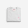 Camiseta Plus Size Cotton Coração - Class Branca