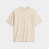 Camiseta Cotton Coração - Marfim Verde
