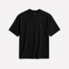 Camiseta Cotton Coração - Rosacre Preta