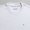 Camiseta Cotton Coração - Rosacre Branca