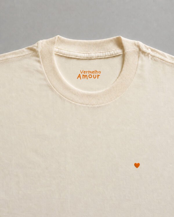 Camiseta Cotton Coração - Flor de Laranjeira