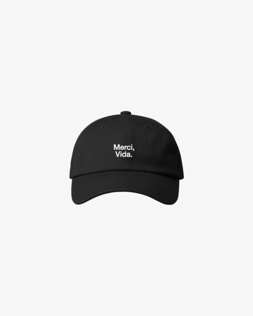 Boné Dad Hat Merci, Vida. / Branco e Preto Boné Dad Hat Merci, Vida - Preto