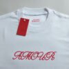 Camiseta Heavyweight Melina Amour — Branca Camiseta Heavyweight Melina Amour - Branca