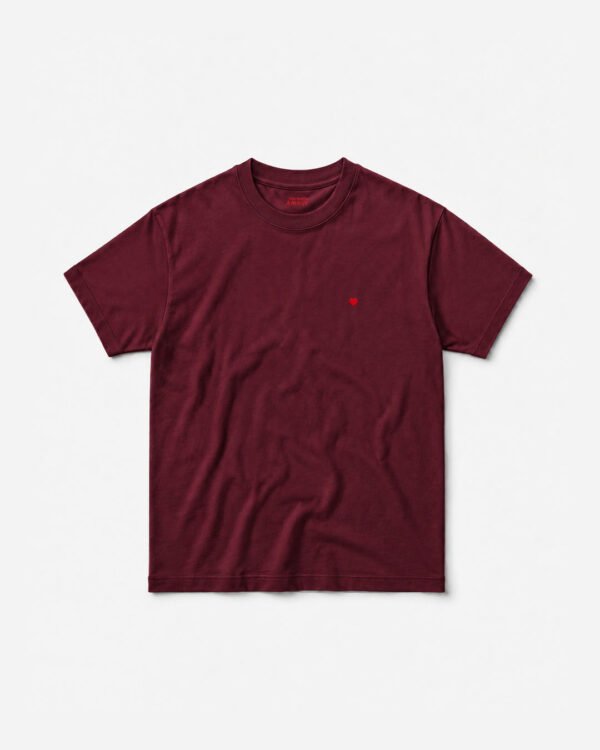 Camiseta Comfort Coração - Cherry Marie Camiseta Comfort Coração - Cherry Marie