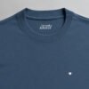 Camiseta Comfort Coração - Azul Pipa
