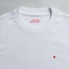 Camiseta Comfort Coração - Class Branca