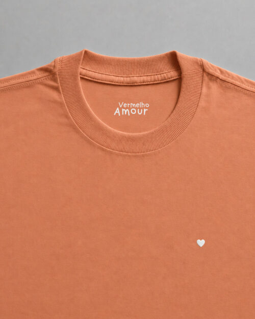 Camiseta Cotton Coração - Cerâmica Camiseta Cotton Coração - Cerâmica