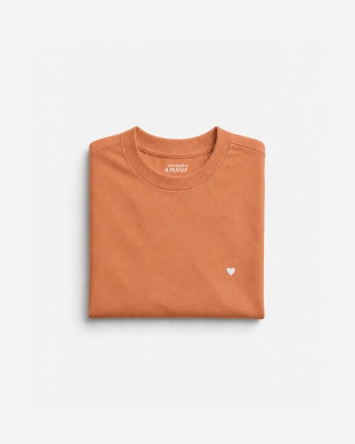 Camiseta Cotton Coração - Cerâmica Camiseta Cotton Coração - Cerâmica