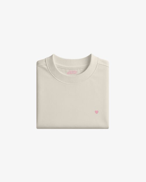 Camiseta Heavyweight Coração - Blush Camiseta Heavyweight Coração - Blush