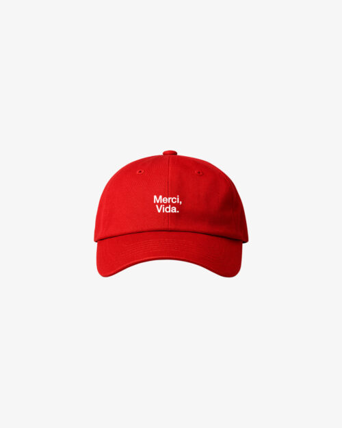 Boné Dad Hat Merci, Vida - Vermelho