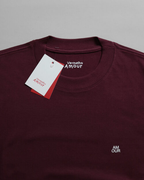 Camiseta Heavyweight Amour - Marsala Camiseta Heavyweight Amour - Marsala