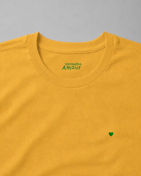 Camiseta Basique Coração - Tournesol Camiseta Basique Coração - Tournesol