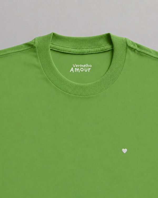 Camiseta Cotton Coração - Wasabi