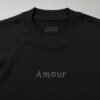 Camiseta Club Amour Refletivo Aurora - Preta