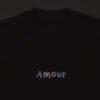 Camiseta Club Amour Refletivo Aurora - Preta