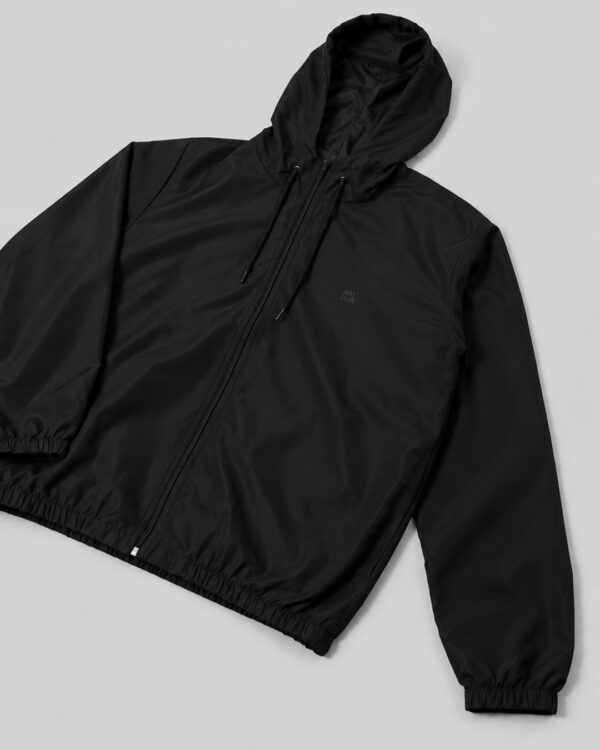 Jaqueta Windbreaker Amour Refletivo Aurora - Preto