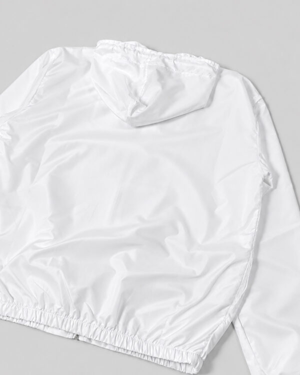 Jaqueta Windbreaker Amour Refletivo - Branco Jaqueta Windbreaker Amour Refletivo - Branco