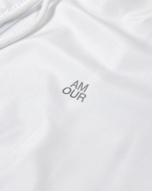 Jaqueta Windbreaker Amour Refletivo - Branco Jaqueta Windbreaker Amour Refletivo - Branco