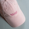 Boné Dad Hat Mais amor, mais rosa